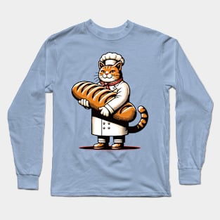 Chef cat Long Sleeve T-Shirt